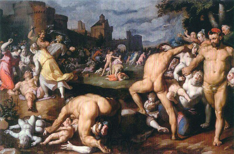 cornelis cornelisz Massacre of the Innocents. Germany oil painting art